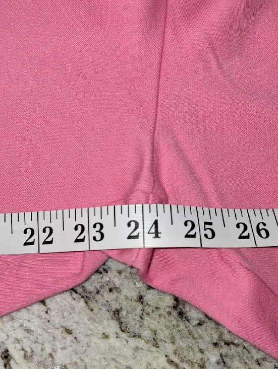 Vintage New York & Company Pink Capri Joggers with Pink And White Side Stripes - Picture 10 of 12